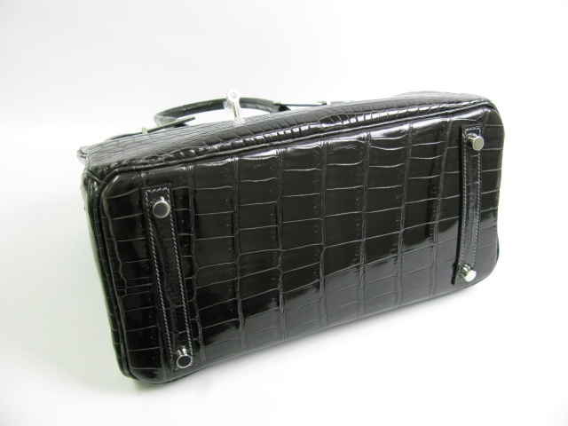 エルメス バーキン30 クロコダイルニロティカス-グラファイト